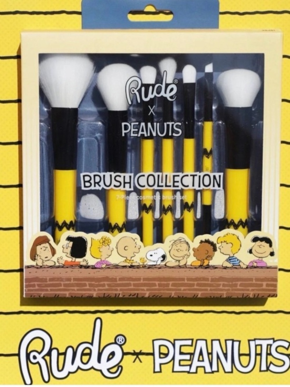 Rude x Peanuts Yellow & Black Brush Collection